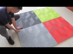 3D Cubic garage floor tiles