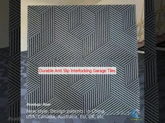Piastrelle di garage resistenti allo scivolamento