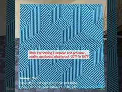 Nero Interlocking Standard di qualità europeo e americano