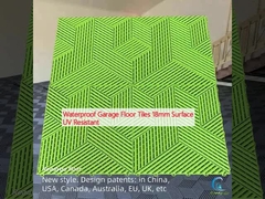 Piastrelle impermeabili per pavimenti di garage 18 mm Superficie resistente ai raggi UV