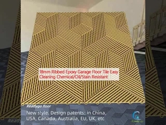 Piastrelle per pavimenti in epossido a 18 mm, resistenti alle sostanze chimiche, all'olio e alle macchie