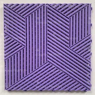 Viola industriale 2500Lbs Interlocking Piastrelle flessibili per garage