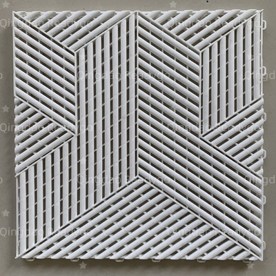 Campioni gratuiti nuovo Patentato piastrelle di pavimento di garage 3d cubico interlocking tappeto per pavimento per magazzino