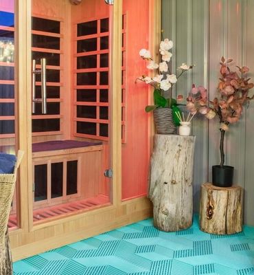 Pavimento per garage in polipropilene 3D resistente ai prodotti chimici