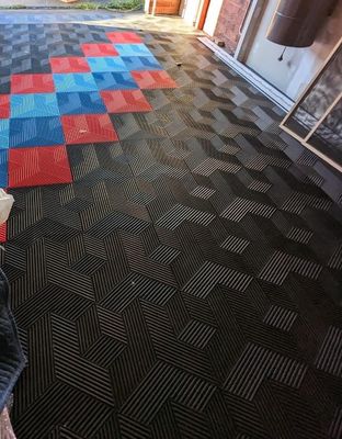 Piastrelle per pavimenti di garage in plastica in PP 3D impermeabili