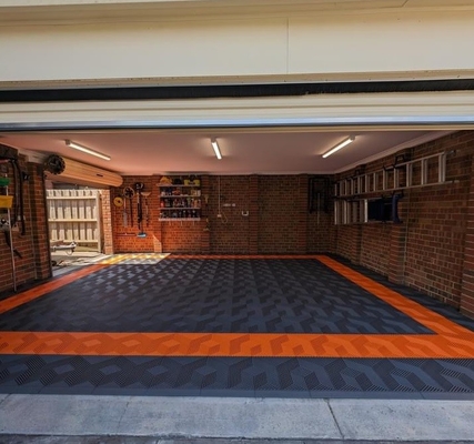 400x400 Piastrelle da garage OEM piastrelle da garage interlocking in plastica