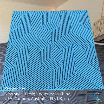 Piastrelle per pavimenti di garage a nastro / piastrelle per pavimenti di garage resistenti all'olio e alle macchie