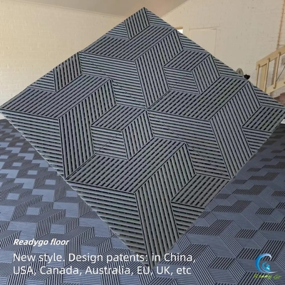 Piastrelle 3D in PP per i pavimenti dei garage a temperature estreme