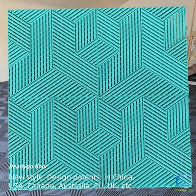 ODM Piastrelle industriali per pavimenti 400*400mm Piastrelle per garage da gara