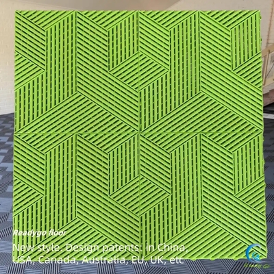 Piastrelle di plastica per pavimenti interni Garage 40x40cm Pavimenti per garage Piastrelle di plastica