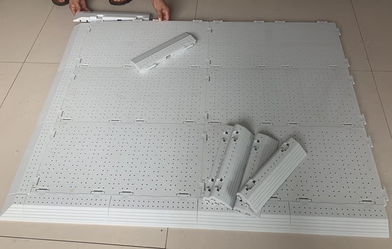 Piastrelle impermeabili per pavimenti interconnesse Piastrelle per pavimenti per tende esterne resistenti agli UV