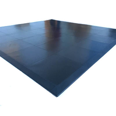 Piastrelle modulari per pavimenti da ballo per interni Piastrelle modulari nere per pavimenti da ballo