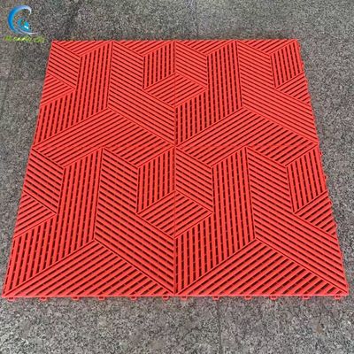 Clicca Installazione Interlocking Garage Tile UV stabilizzato pavimento esterno resistente